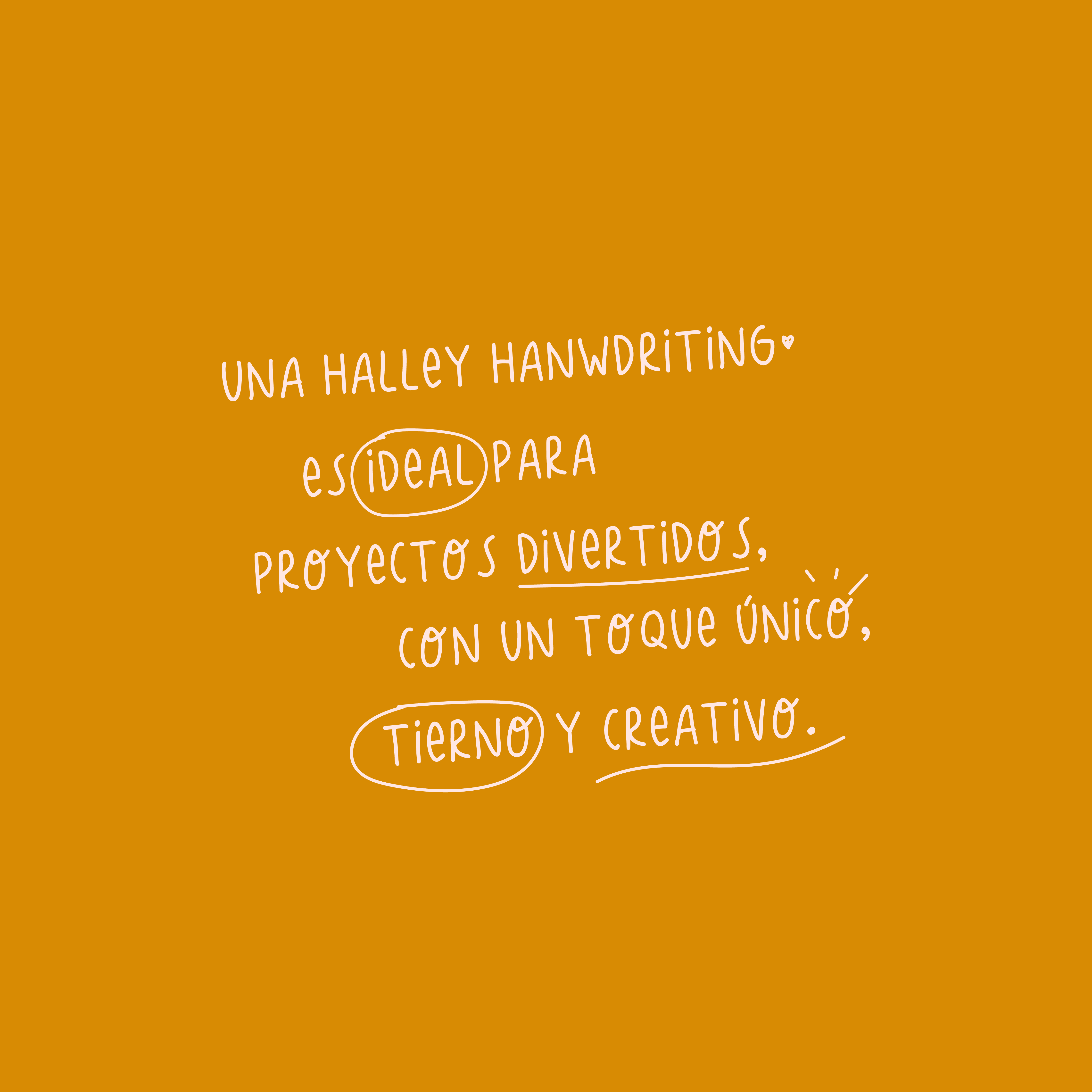 Fuente una halley handwriting - Imagen 2